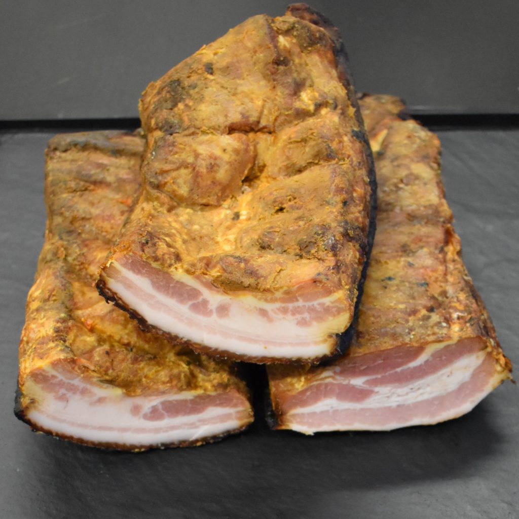 Lard au miel morceau d’environ 800g Boucherie Bovier